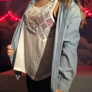 Light wash blue jacket